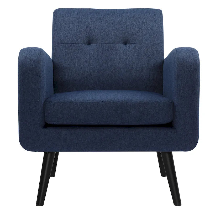 Mid Century Fabric Modern Accent Chair Armchair