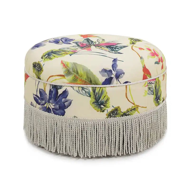 Yolanda 24 Upholstered Round Accent Ottoman