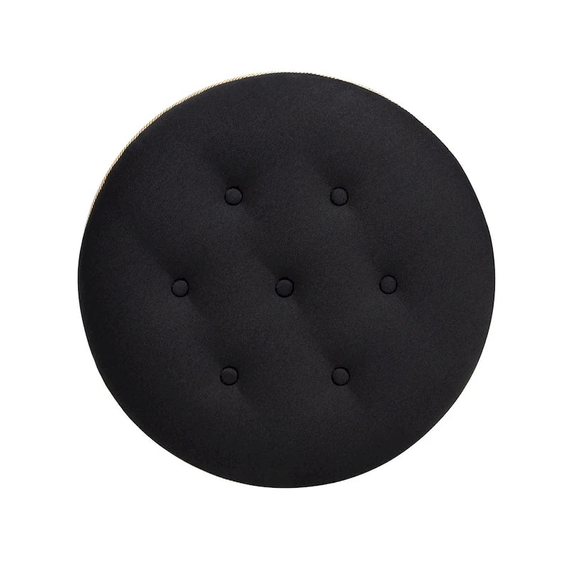 Yolanda 24 Upholstered Round Accent Ottoman