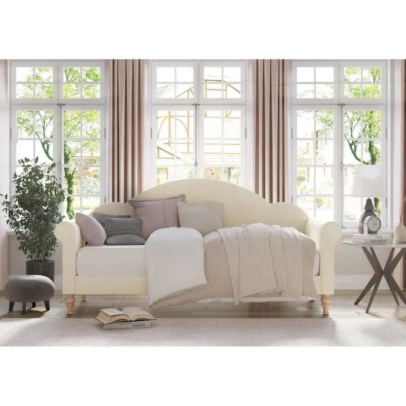 Chaise Upholstered Twin Daybed