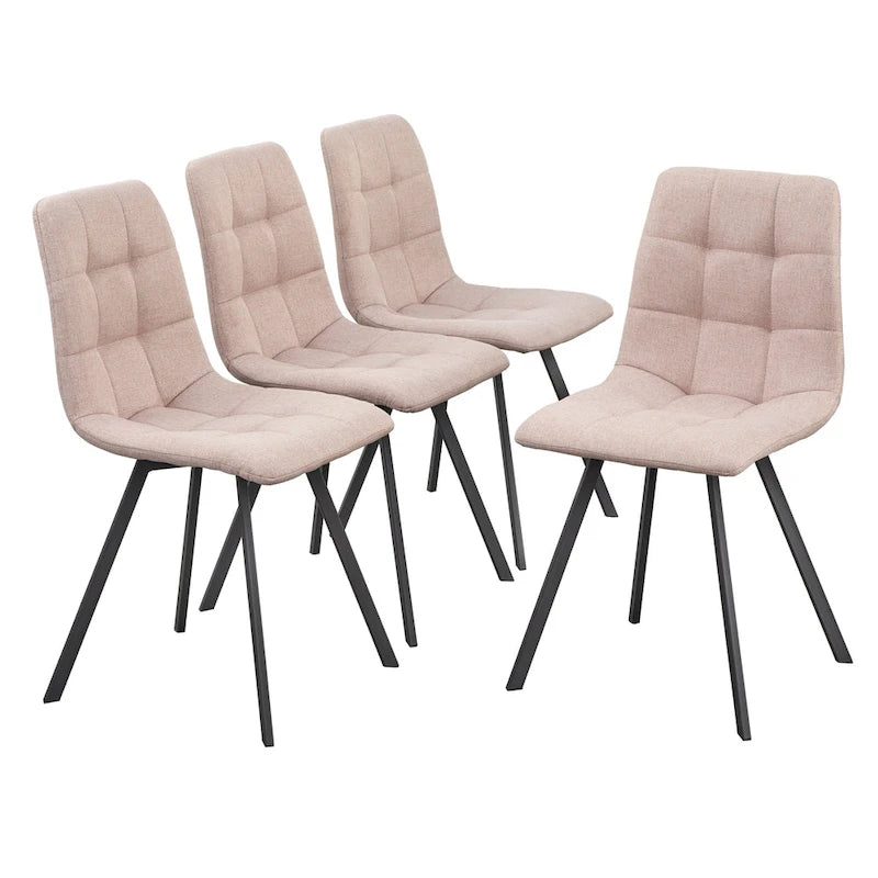Simple Living Rho Upholstered Dining Chairs (Set of 4)