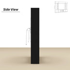 Wall Unit TV Stand with Bookshelves for TVs up to 70, Modern Console