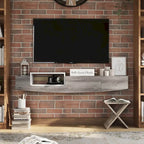DH BASIC Contemporary 63-inch 1-Shelf Floating TV Console with Drawer and Lift-top Storage by Denhour
