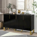 Nestfair Sideboard Kitchen Cabinet with Four Doors and Adjustable Shelves