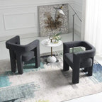 KINWELL 24 Wide Boucle Upholstered Armchair (Set of 2)