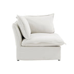 123 Upholstered Sectional Sofa Minimalist Velvet Couch