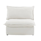 123 Upholstered Sectional Sofa Minimalist Velvet Couch