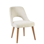 INK+IVY Nola Upholstered Dining Side Chairs with Cutout Back design (Set of 2)