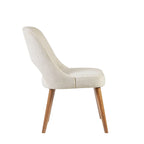 INK+IVY Nola Upholstered Dining Side Chairs with Cutout Back design (Set of 2)