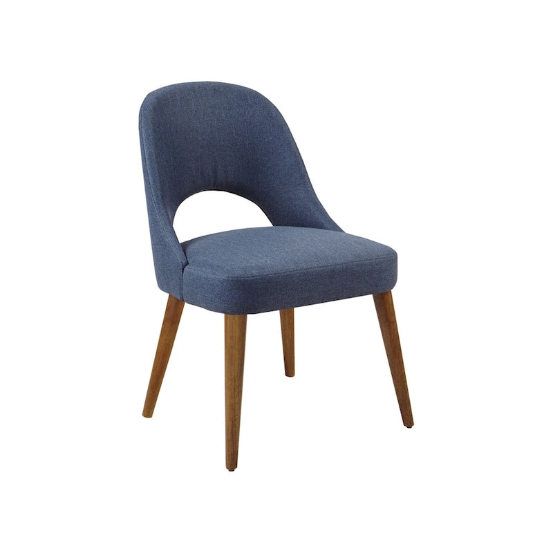 INK+IVY Nola Upholstered Dining Side Chairs with Cutout Back design (Set of 2)