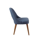INK+IVY Nola Upholstered Dining Side Chairs with Cutout Back design (Set of 2)