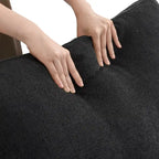 120 inch Contemporary Soft Commix Down Filled Cushions 3-Piece Sectional Sofa
