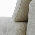 120 inch Contemporary Soft Commix Down Filled Cushions 3-Piece Sectional Sofa