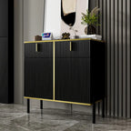 Pop-Up Door Credenza Sideboard Buffet Buffet Sideboard Storage Cabinet