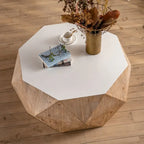 Three-dimensional Embossed Pattern Design American Retro Style Coffee Table