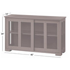 Porch & Den Jefferson Sliding Door Stackable Buffet/Sideboard