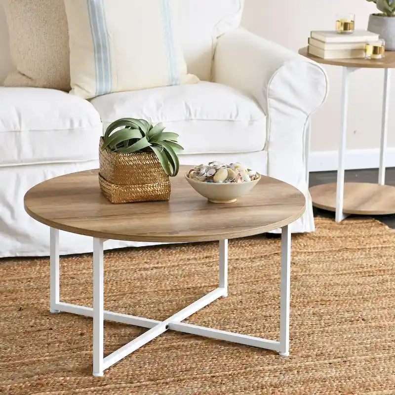 Household Essentials Round Coffee Table - 31.5