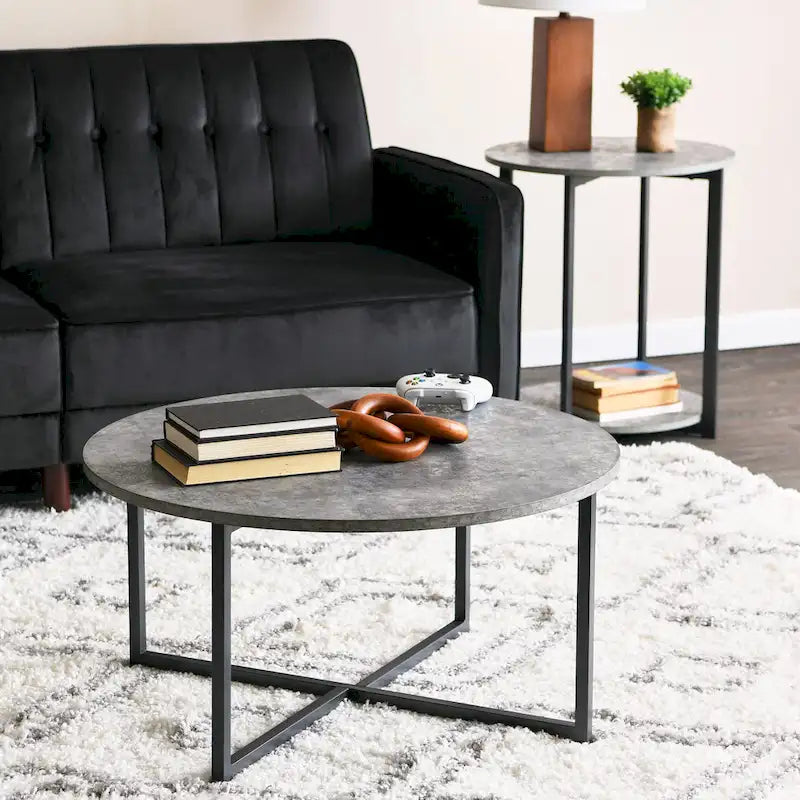 Household Essentials Round Coffee Table - 31.5