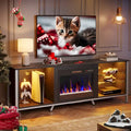 TV Stands with Fireplace for 75 inch TVs Gaming Entertainment Center TV Console - 71 inches