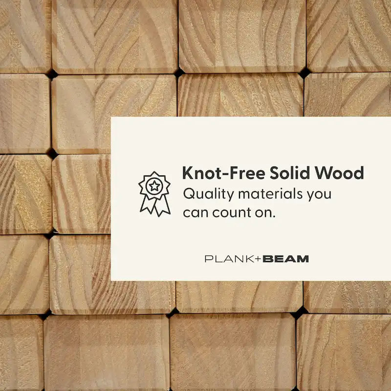 Plank and Beam Contour Curved Rectangular Coffee Table - 54