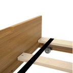 Plank and Beam Farmhouse Full Bed with Panel Headboard with Trundle