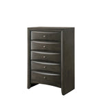 Priscella 6 Piece Gray Oak Storage Platform Bedroom Set