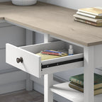 Mayfield 60W L Shaped Computer Desk with Organizer by