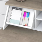 Mayfield 60W L Shaped Computer Desk with Organizer by