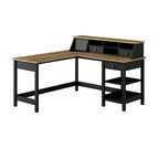 Mayfield 60W L Shaped Computer Desk with Organizer by