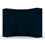 Mulberry Modern 3-sectional Wardrobe 4-drawer Corner Closet