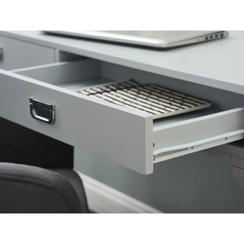 Poppy X-Frame Writing Desk with Drawers