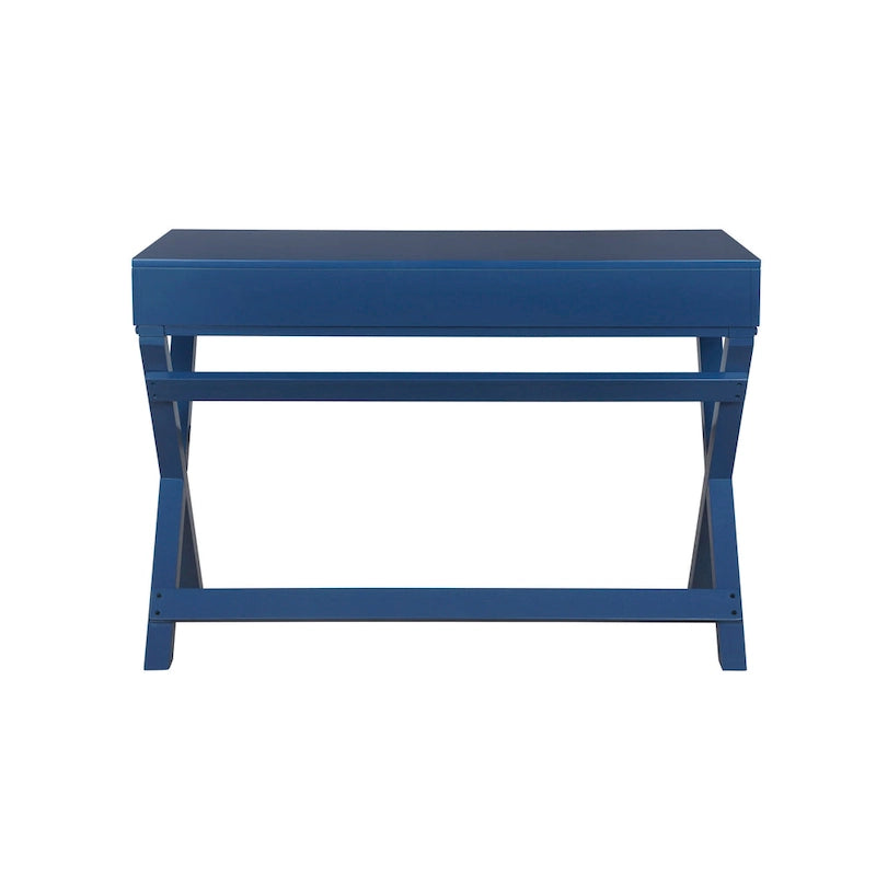 Poppy X-Frame Writing Desk with Drawers