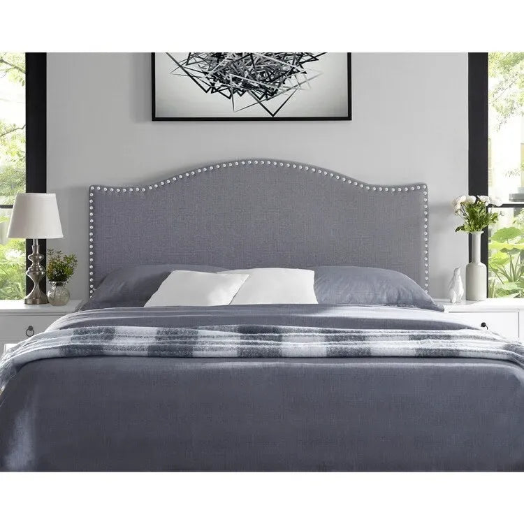 Cecilia Button Tufted Upholstered Headboard, Height Adjustable Headboards,Bed Backboard Premium Padded Fabric Headboard