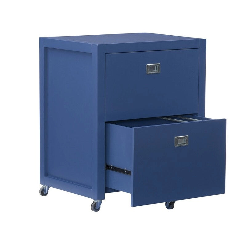 Linon Poppy Rolling File Cabinet