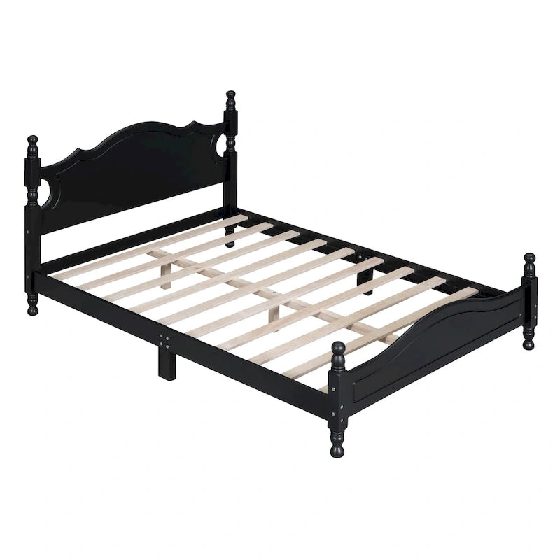 Full Size Wood Platform Bed Frame