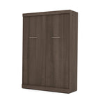 Bestar Nebula Full Murphy Bed with Storage, Wall Bed for Guest Room