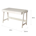 Simple Living Modernist Rectangular Tech Integrated Desk