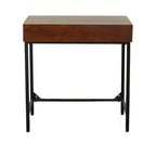 Carolina Living Raleigh Rustic Top Writing Desk - Chestnut/Black