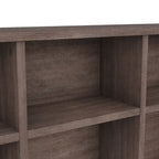DH BASIC Transitional 6-Shelf Bookcase Headboard by Denhour
