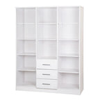 Palace Imports 100% Solid Wood Cosmo 3-Door Wardrobe Armoire with Solid Wood or Mirrored Doors