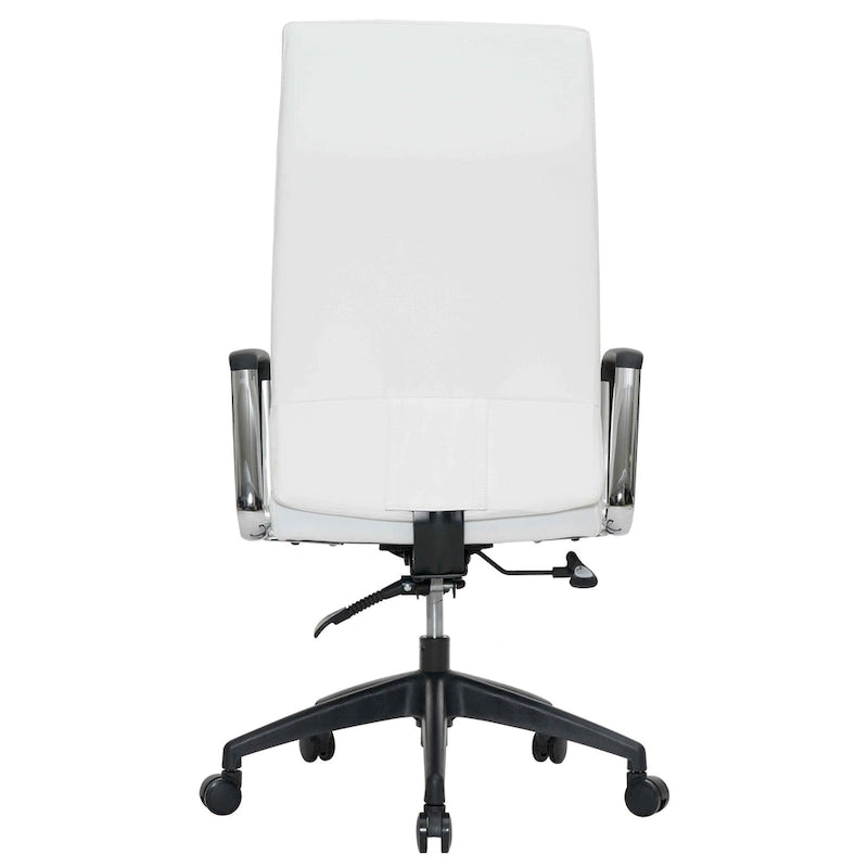 LeisureMod Hilton Modern High Back Leather Conference Office Chair