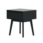 Plank and Beam Scandinavian Nightstand with 1 Drawer