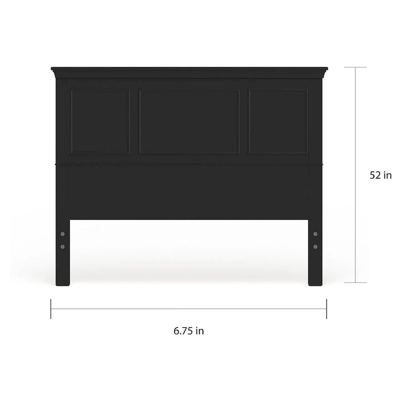 Bedford Black Queen Headboard