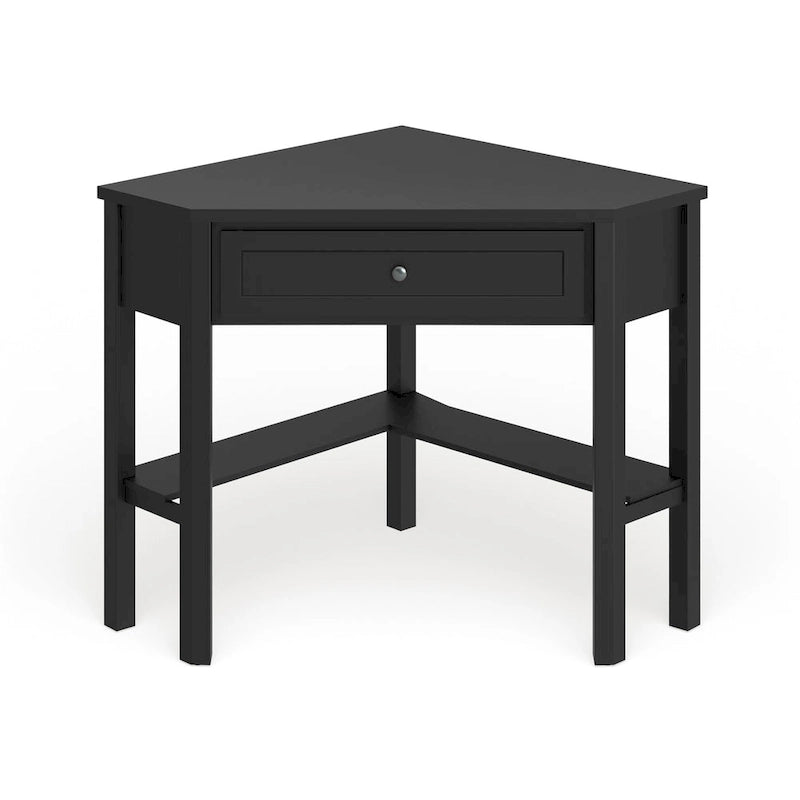 Porch & Den Lincoln Solid Wood/MDF Corner Computer Desk