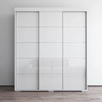 Copper Grove Parasol 71-inch Modern Glossy Armoire
