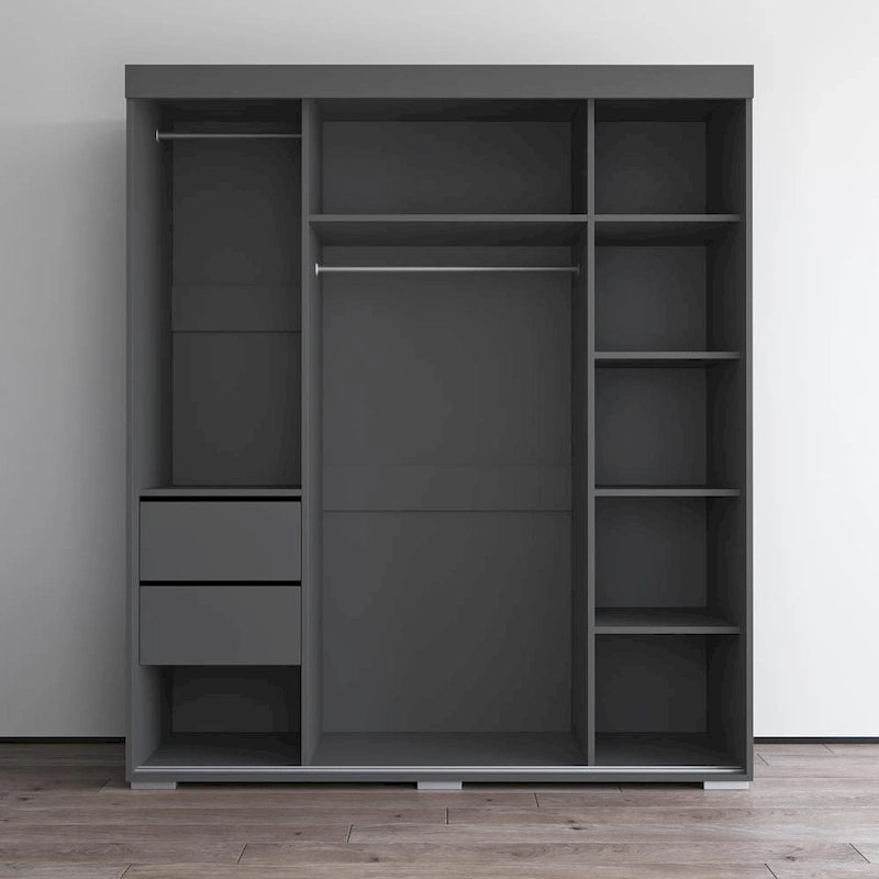 Copper Grove Parasol 71-inch Modern Glossy Armoire