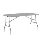 Folding Table Foldable Table Portable Collapsible Table Multipurpose Rectangular Resin Fold Up Table for Outdoor Camping