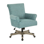 Megan Office Chair with Wood Base