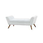 SAFAVIEH Couture Mlfrid Tufted Bench - 53.2 W x 20.9 L x 20.9 H - 53Wx21Dx21H