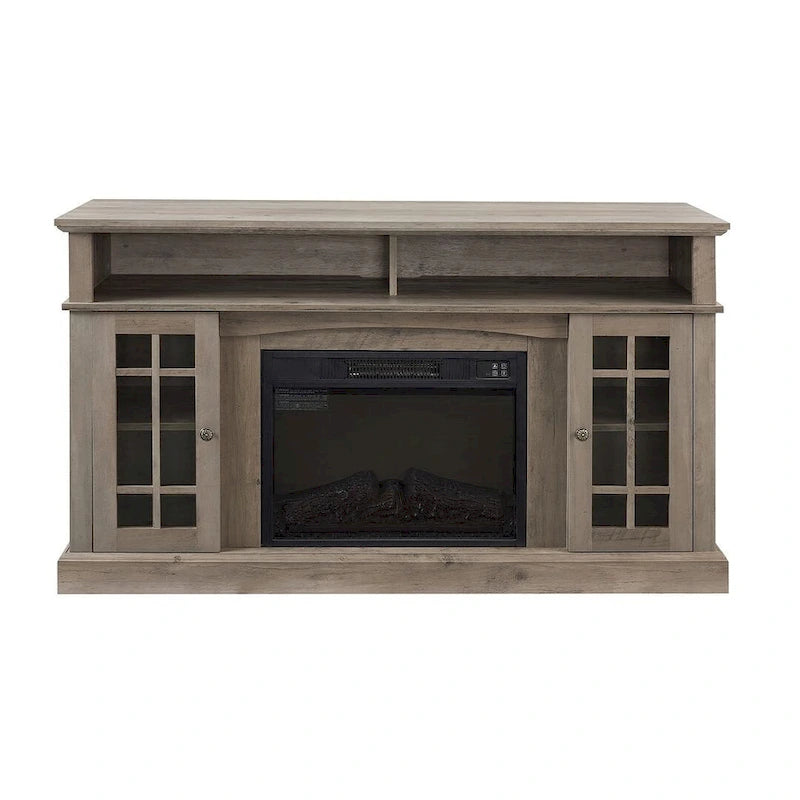 TV Stand for TVs up to 65 with Fireplace, LED Entertainment Center